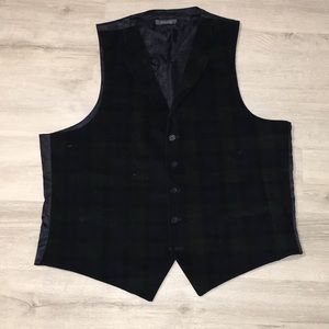 Madison Tartan Print Vest